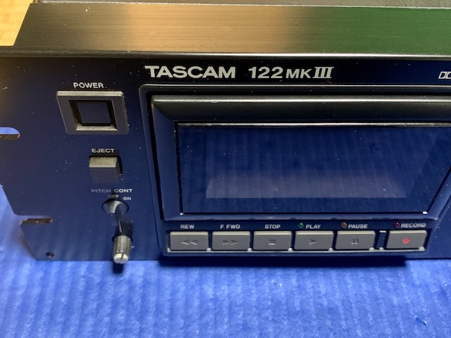TASCAM 122MK3 プロ業務用高級3ヘッド3モータカセットデッキ プロ業務