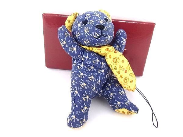 1円 □美品□ Salvatore Ferragamo フェラガモ 熊 ベア 携帯ストラップ 