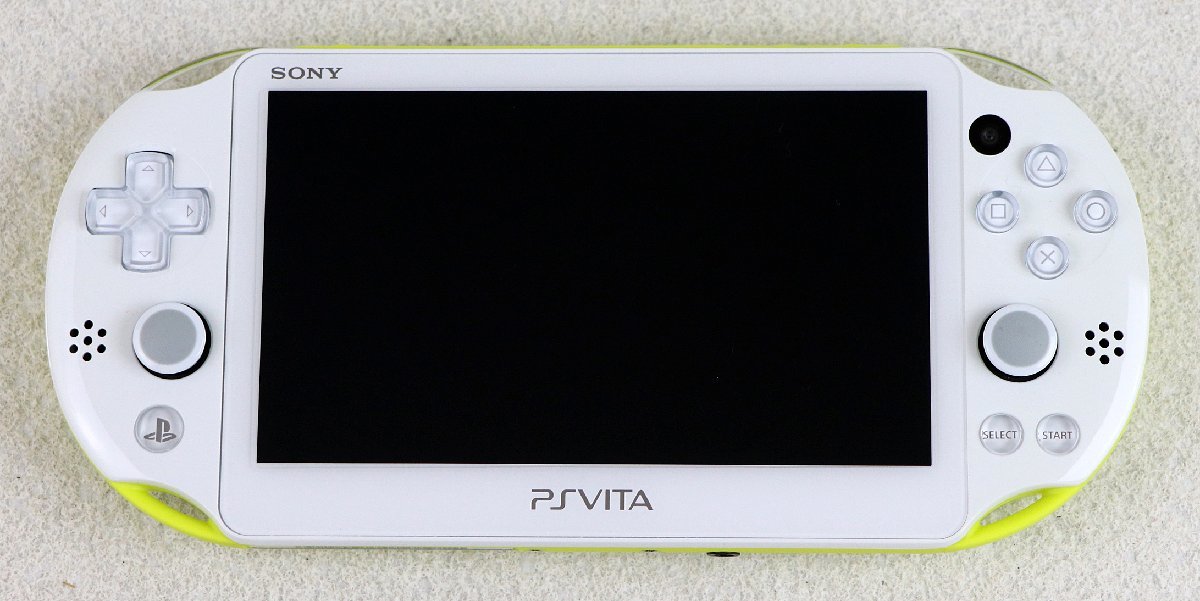 低価，格安 S ジャンク品 ゲーム機 PlayStation Vita PCH-2000 ライムグリーン/ホワイト SONY/ソニー 電源コード類のみ付属 通電のみ確認(PS Vita本体)｜売買されたオークション情報、yahooの商品情報をアーカイブ PS Vita本体