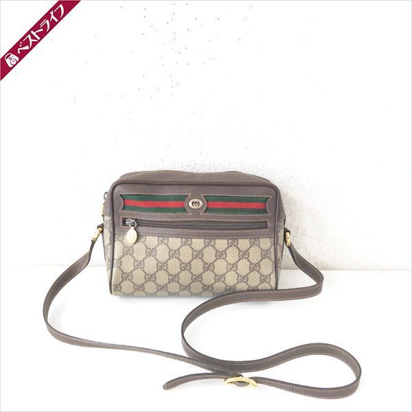 オールドグッチ シェリーライン GUCCI 1円 グッチ ショルダーバッグ