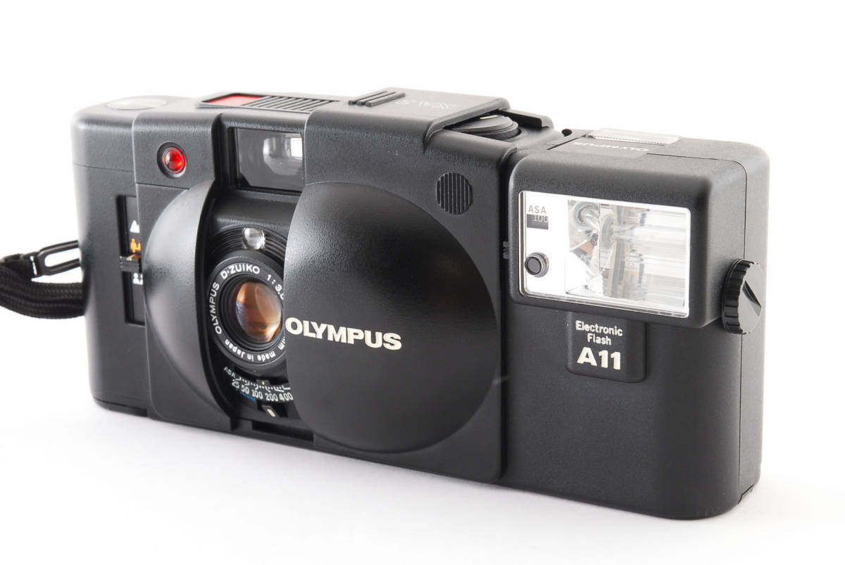 【モルト交換済】 オリンパス Olympus XA □ 美品 □ オリンパス OLYMPUS XA2 コンパクトフィルムカメラ + Flash