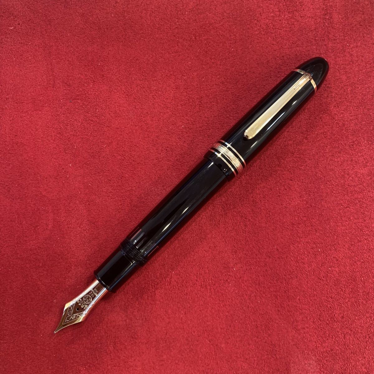 1円〜】最高級 MONTBLANC モンブラン 万年筆 ボルドー A0820 万年筆