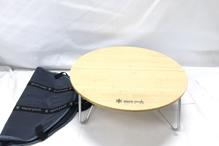 スノーピーク ワンアクションちゃぶ台竹 peak ワンアクション peak