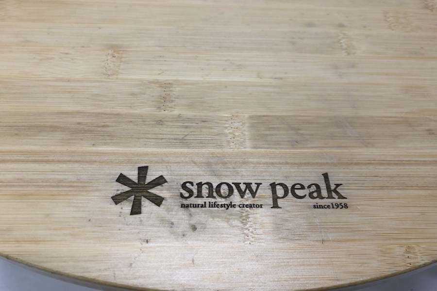 スノーピーク ワンアクションちゃぶ台竹 peak ワンアクション peak