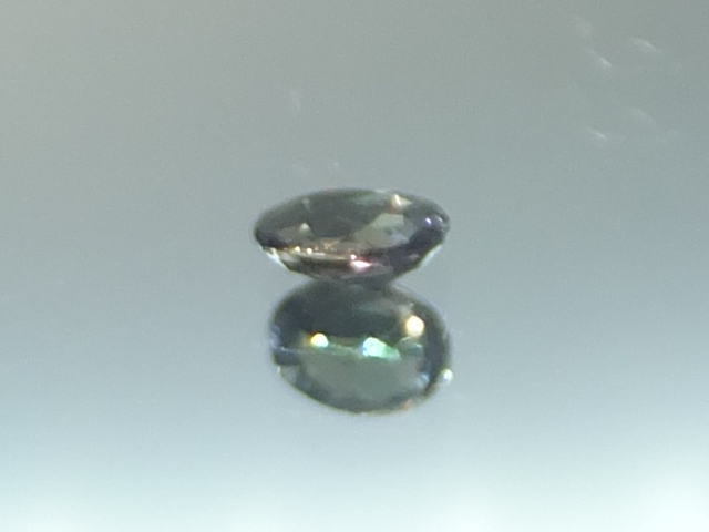 【23306】■良好なカラーチェンジ■天然アレキサンドライトルース0.12ct　ソーティングメモ付
