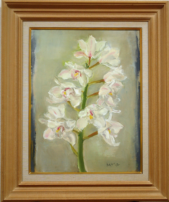 ☆最終値下げ◇高浦雅子 「花」 10号 淀画廊シール 大阪 お勧め