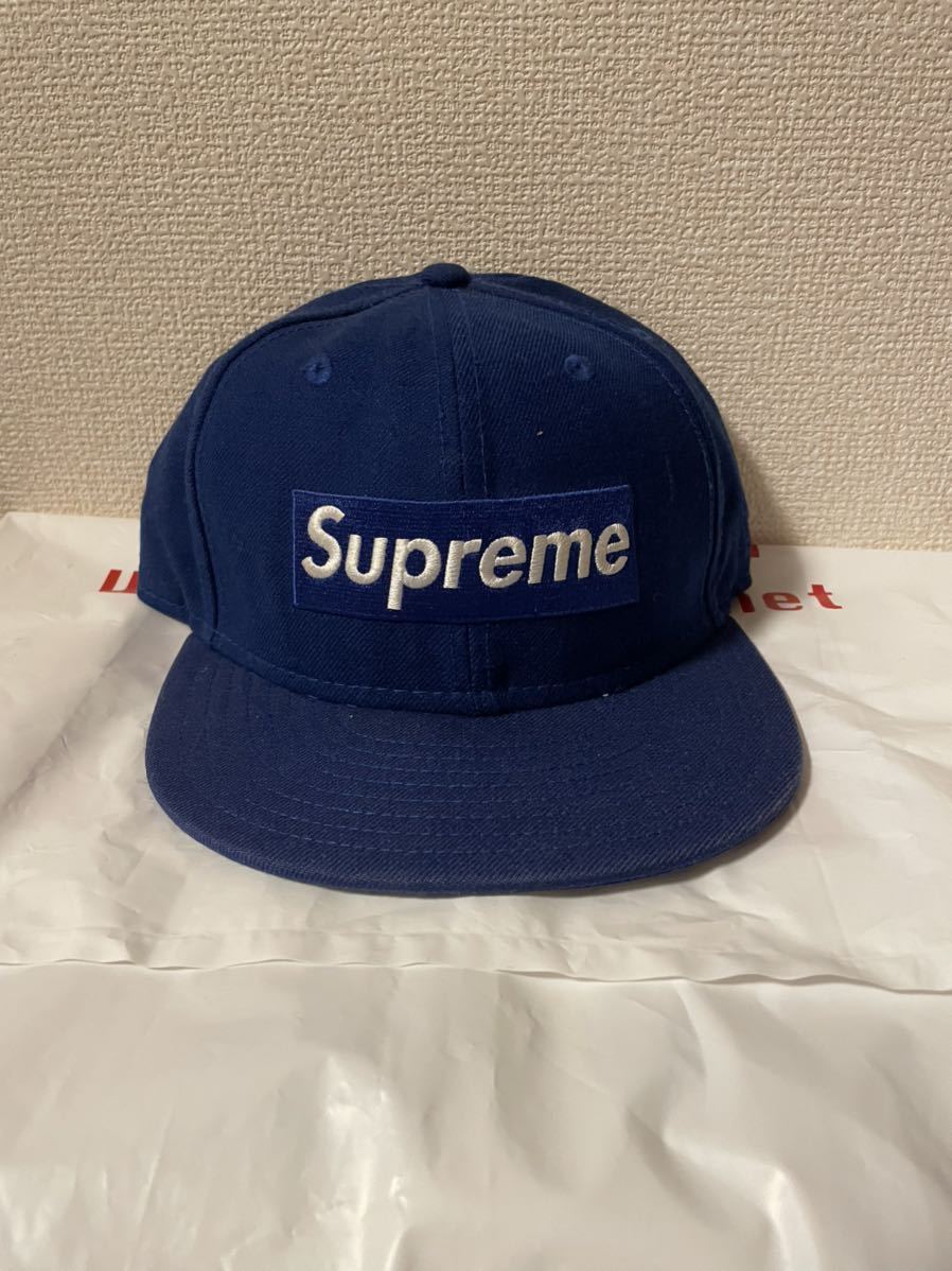 Supreme Box Logo NEW ERA Cap Blue ボック 