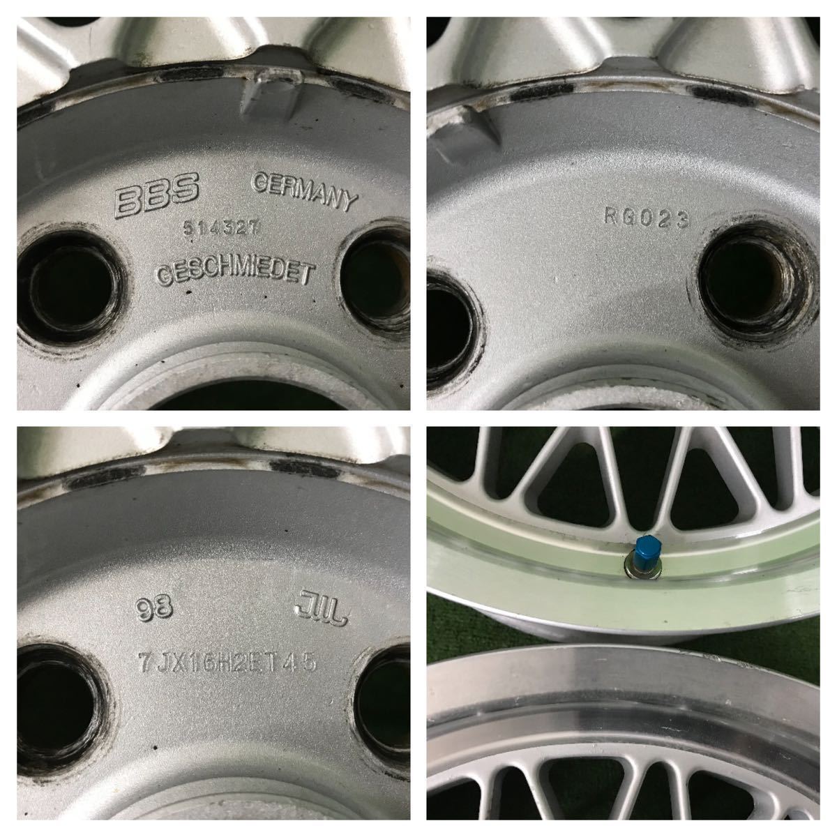 ☆BBS RG023 GERMANY メッシュ 希少 16インチ 114.3/5H ☆16×7J +45 