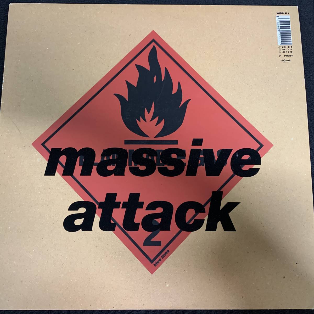 G61307［LP］Massive Attack - Blue Lines レコード 12インチ DJ WBRLP 1