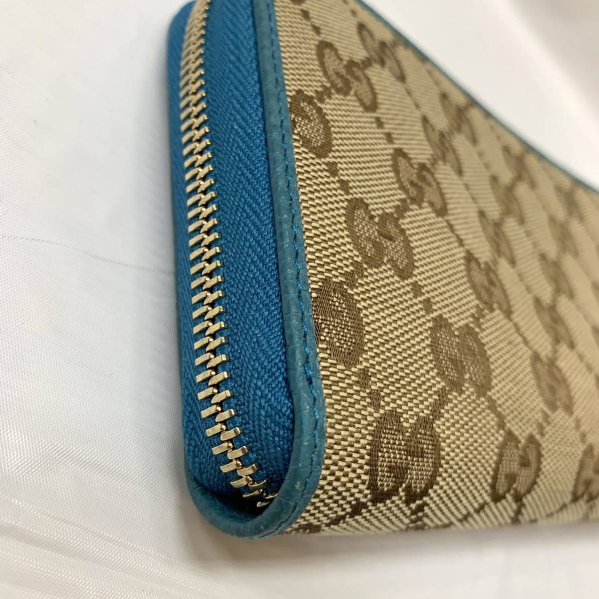 ◇1円スタート!!◇GUCCI グッチ ラウンドファスナー 363423 レディース 