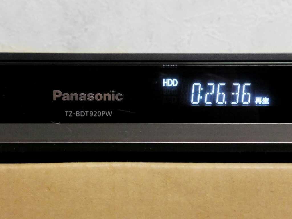 1円~】パナソニック Panasonic HDD/BDレコーダー(STB) TZ-BDT920PW