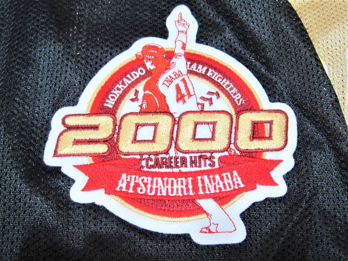 日本ハム 2014 稲葉篤紀引退記念 ユニフォーム L ミズノ ビジター専用 