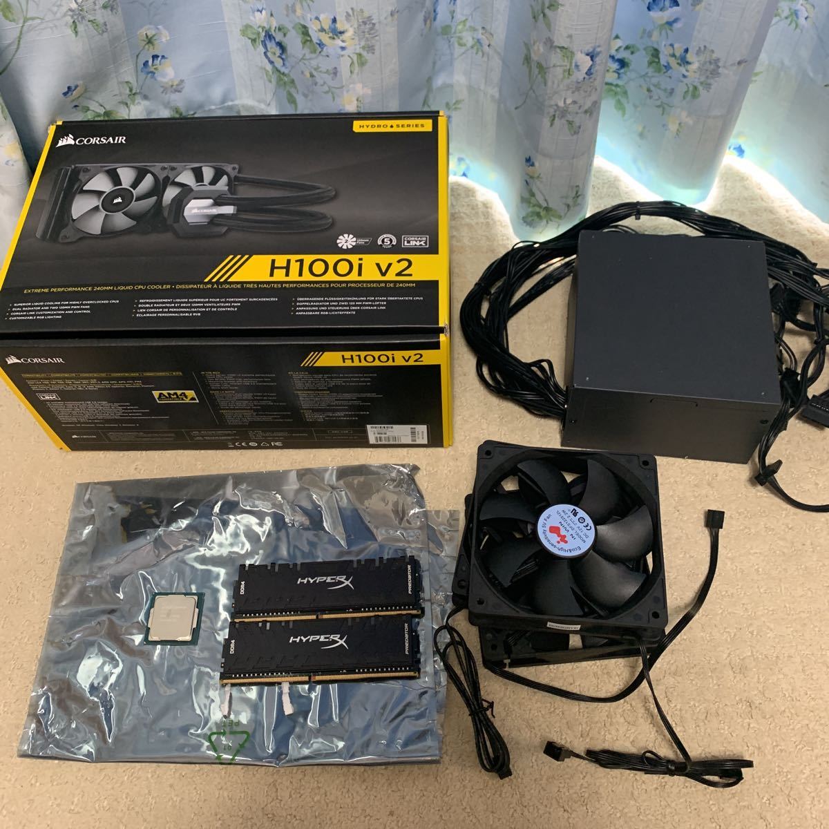 1円スタート ジャンク Core i7 8700k 3.70GHZ HyperX 16G Corsair 簡易
