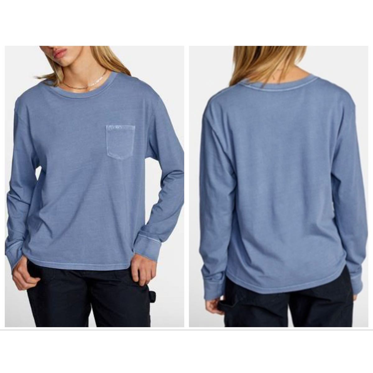 RVCA 長袖Tシャツ 3枚セット ピグメント ロンT レディースSサイズ 無地 