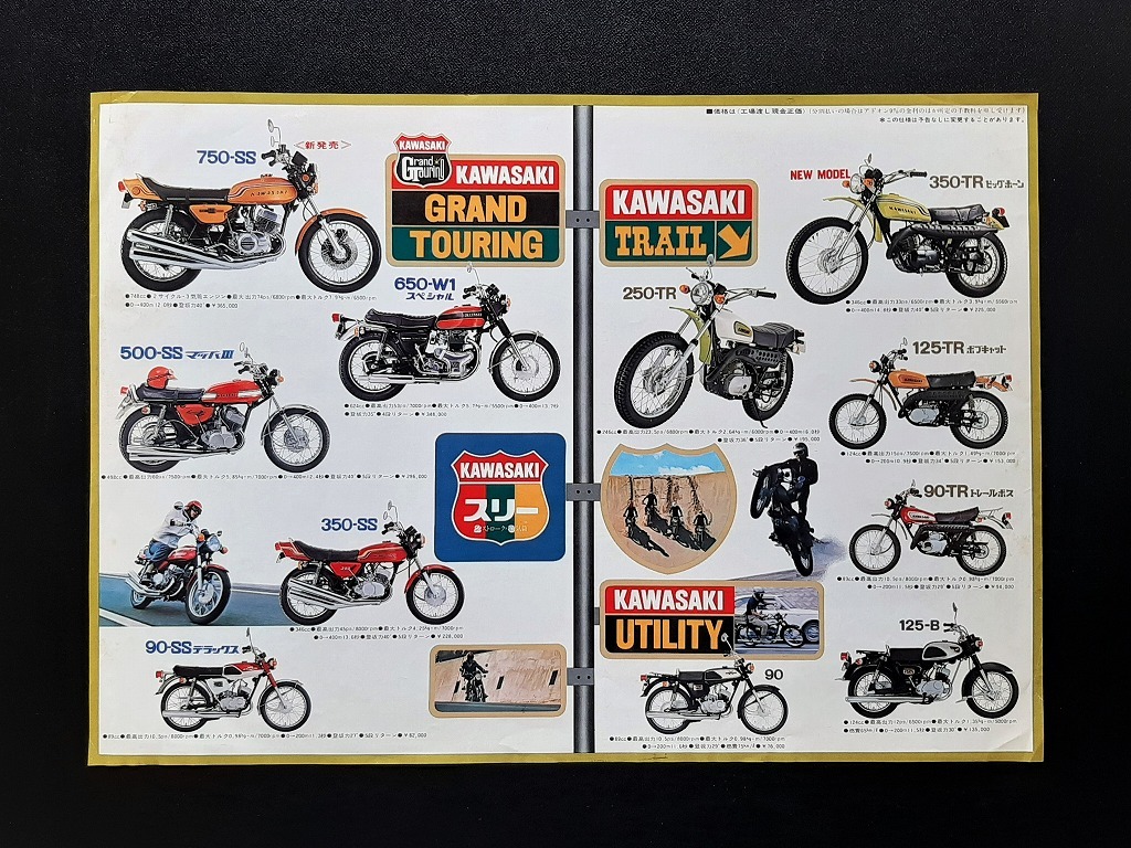 じゃじゃ馬 カワサキ トリプル !! マッハⅢ H1SS H2SS 大判 製品案内 