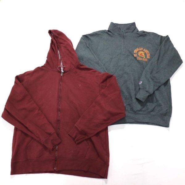 チャンピオン スウェット メンズ Champion 大きいサイズ セットアップ パーカー スウェットパーカー | 上下 Champion（チャンピオン）の「championチャンピオン ジップアップ 日本製 吊り編み リバースウィーブ パーカー・フーディー-メンズ-チャンピオン公式