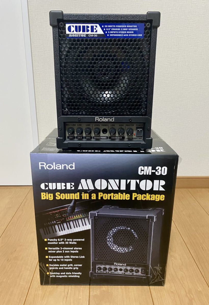 新同美品 即決 Roland CUBE MONITOR CM-30 a スピーカー モニター