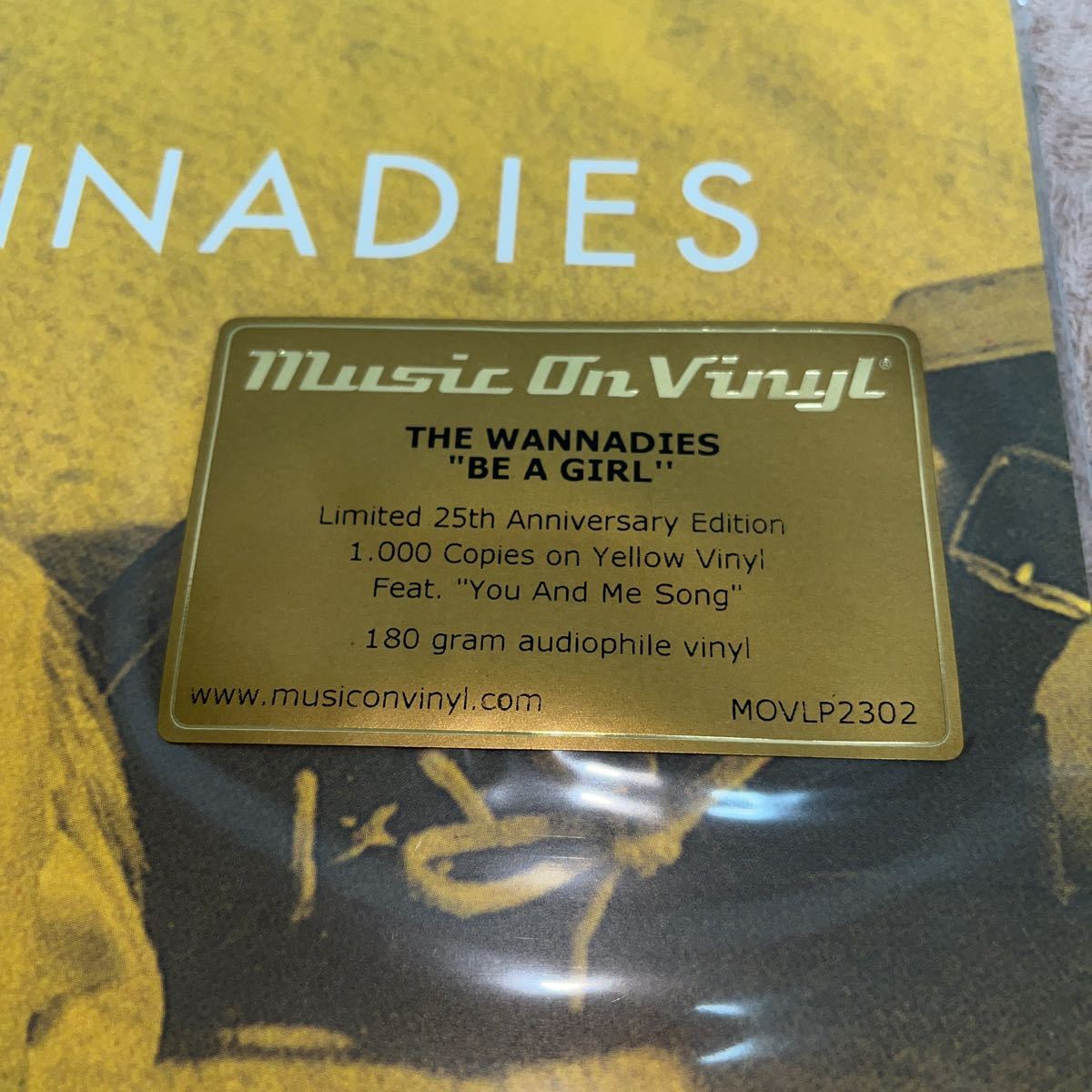 A Be Girl The Wannadies - ⁄ a WANNADIES レコード 限定盤LPレコード