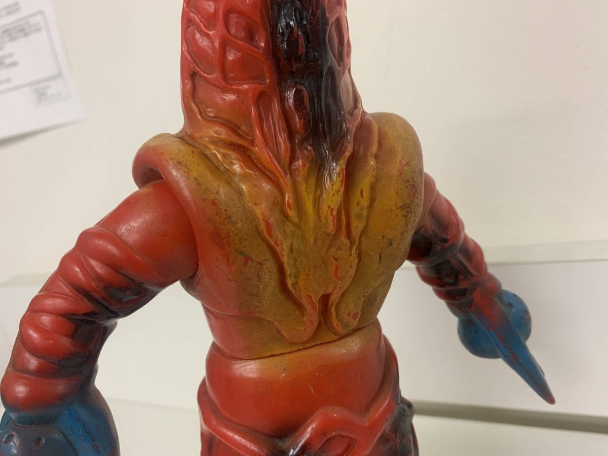 当時物 マルサン ゴドラ星人 ソフビ ブルマーク