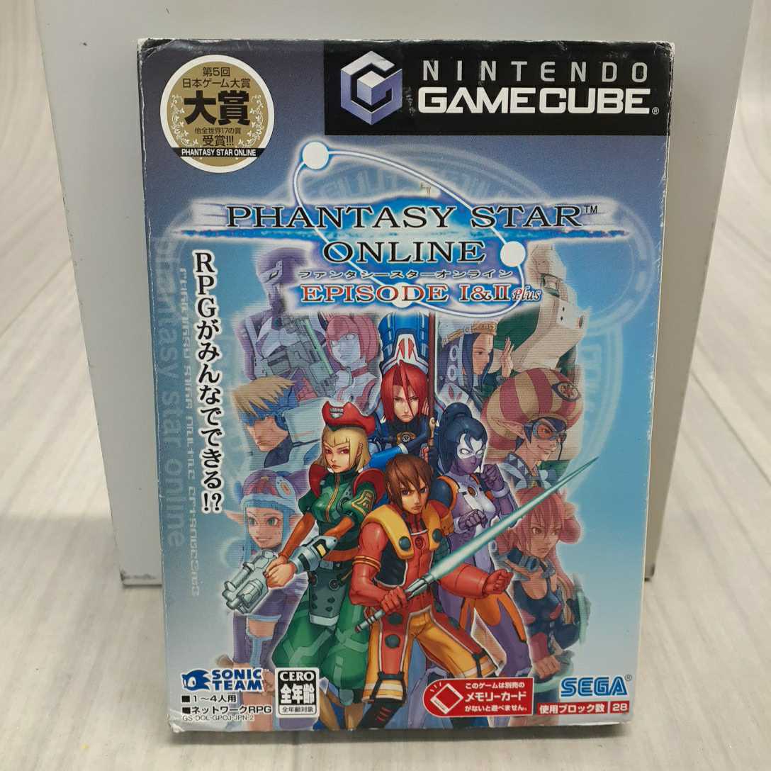 ゲームキューブ ソフト ファンタシースターオンライン エピソード1 2 プラス Phantasy Star Online Episode Plus ロールプレイング 売買されたオークション情報 Yahooの商品情報をアーカイブ公開 オークファン Aucfan Com