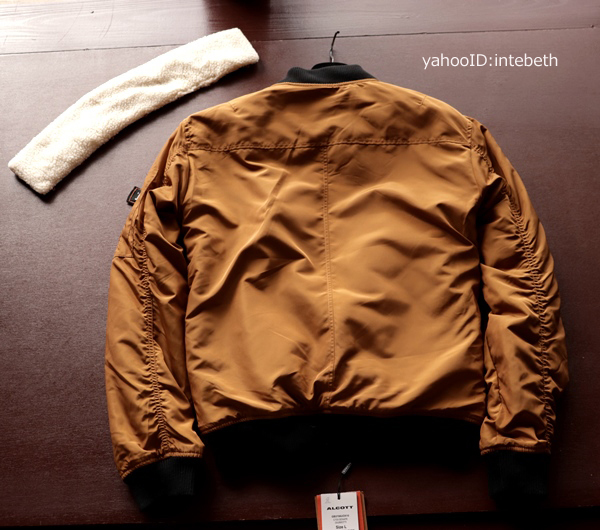 正規品 欧州alcott 中綿 Ma 1ジャケット キャメル L メンズ Ma 1 春 フライト ミリタリー ボア ジャンバー ボンバー 襟ボア 脱着 Lサイズ 売買されたオークション情報 Yahooの商品情報をアーカイブ公開 オークファン Aucfan Com