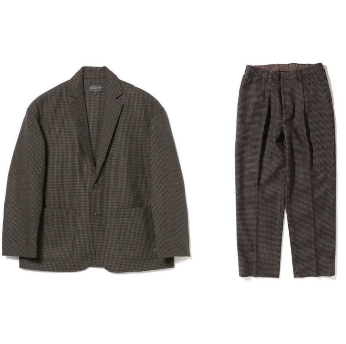 PENDLETON × BEAMS LIGHTS 別注リサイクルウール テーラード 