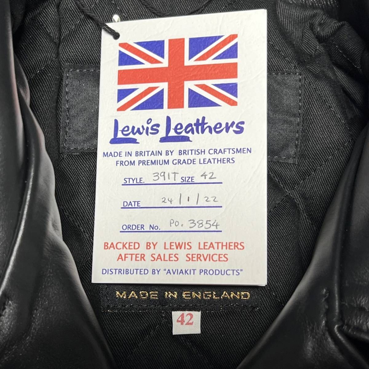 未使用 21AW 闇市 Lewis Leathers×COMME des GARCONS ルイスレザー 