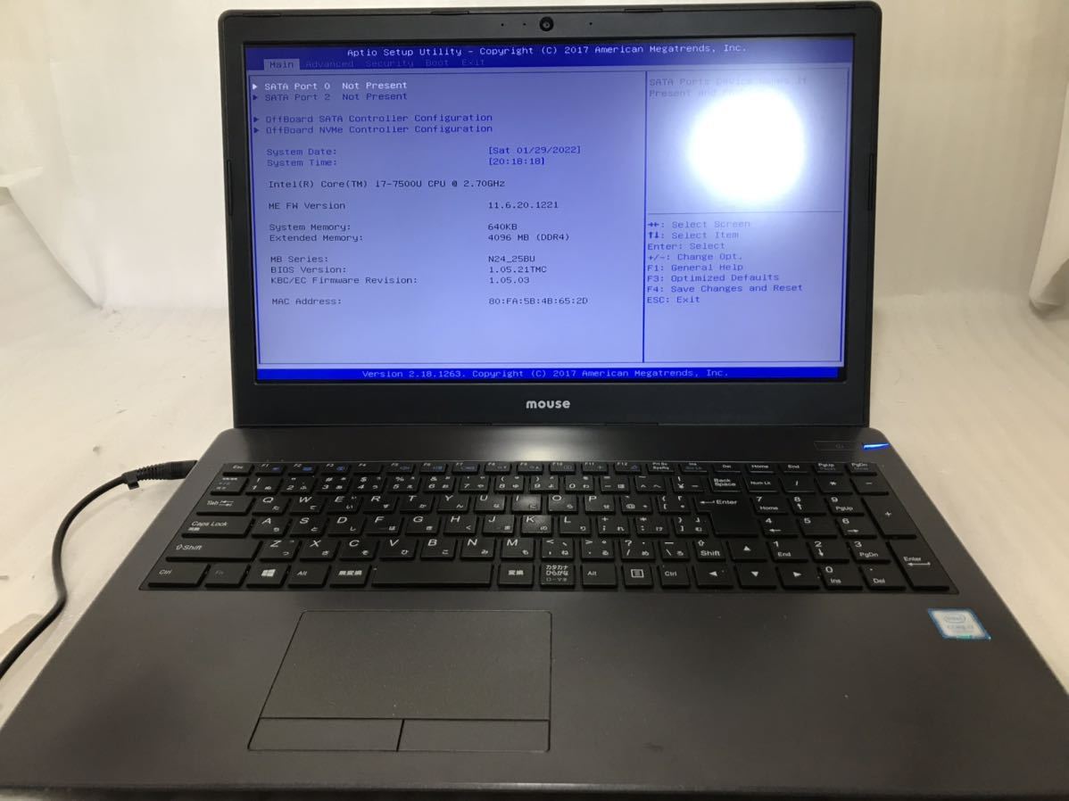 ジャンクMousePro Core i7第11世代 メモリ16GB ジャンクMousePro Core i7第11世代 メモリ16GB スマホ・タブレット