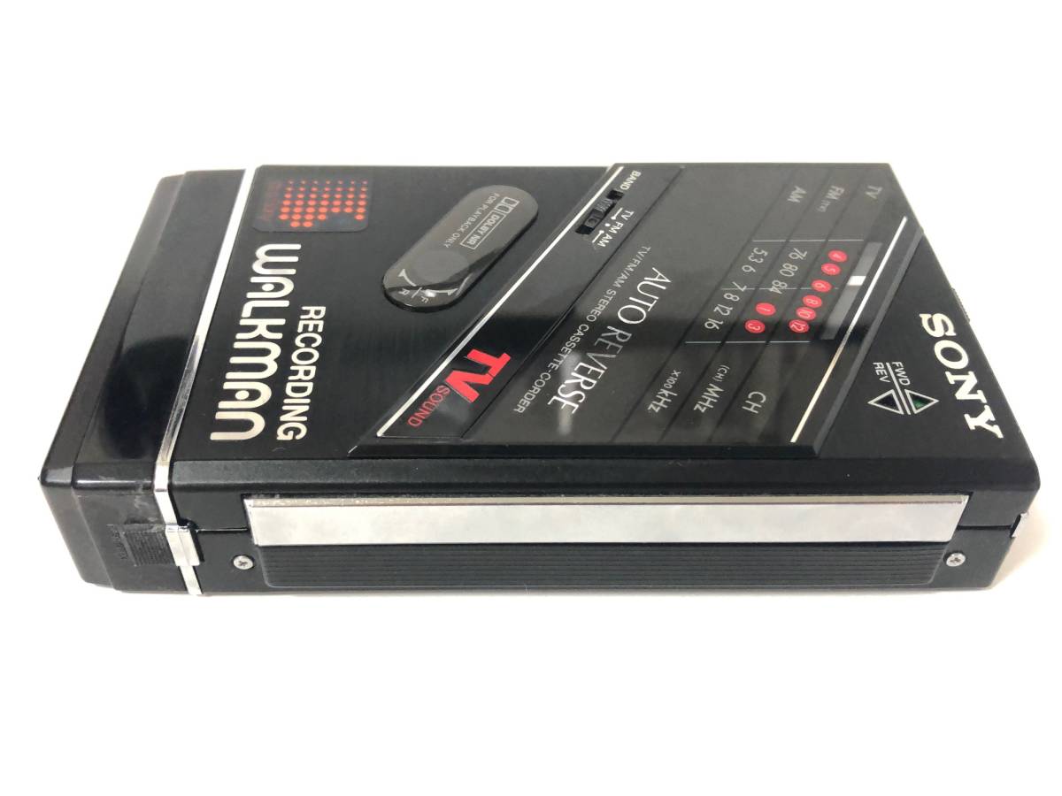 極上美品][美音][整備品] SONY ウォークマン WM-F202 (カセットテープ