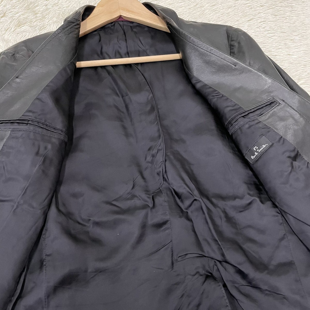 PS Paul Smith】希少XL！上品な男らしさ漂う◎シープスキン (羊革