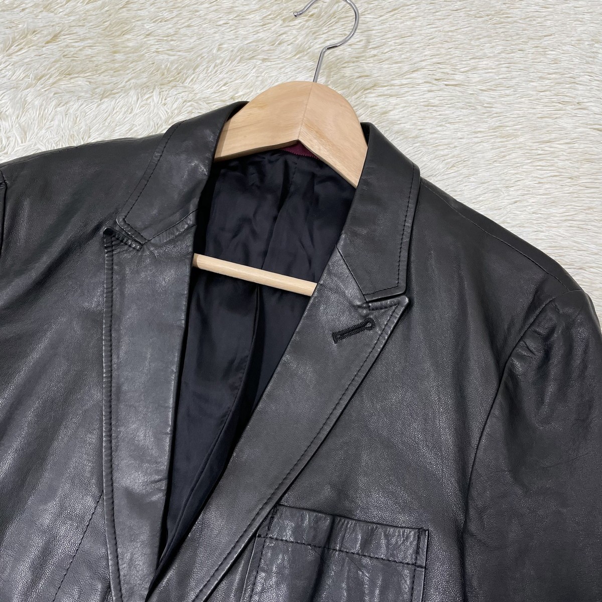 PS Paul Smith】希少XL！上品な男らしさ漂う◎シープスキン (羊革