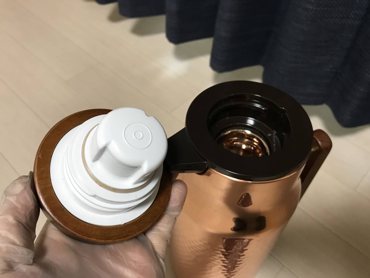 象印　銅ポット1L　アンティーク昭和レトロ　ZOJIRUSHI VGA-1000 象印 ZOJIRUSHI COPPER 胴部銅製 コッパー 1L公式WEBショップ