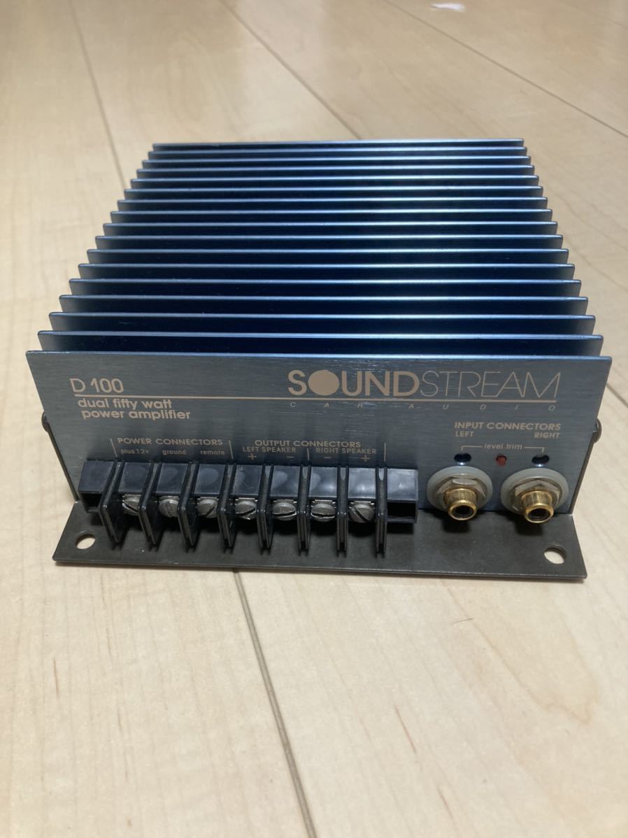 sound stream D100 サウンドストリーム カーオーディオ アンプ ① D100