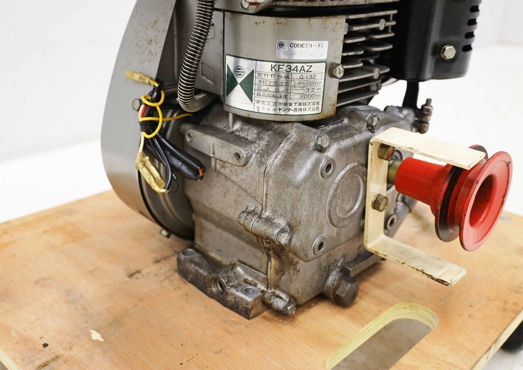 5123B22 YANMAR ヤンマー エンジン KF34AZ 発動機 農機具(発動機