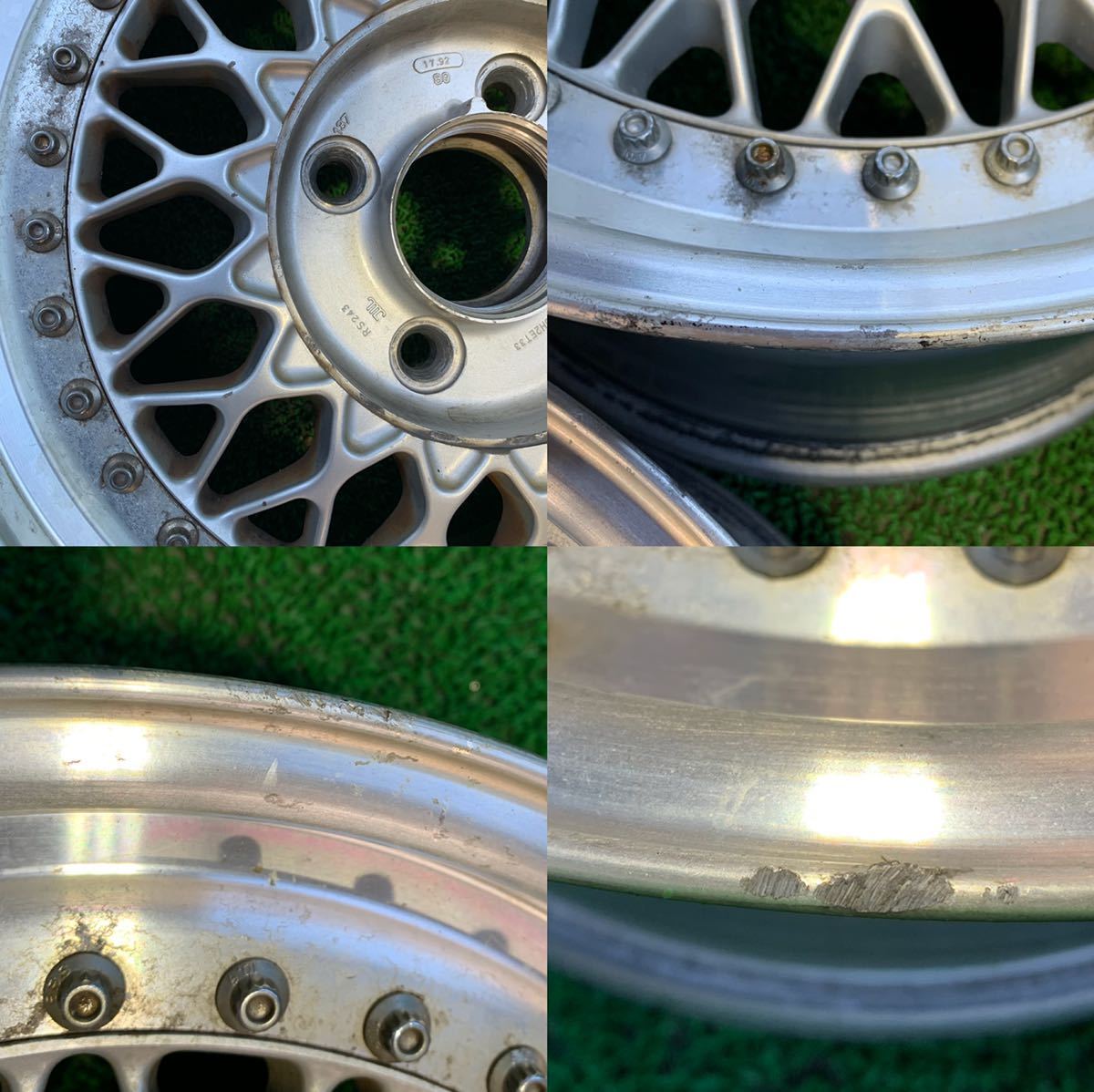希少☆BBS☆【送料無料】メッシュ ホイール 16インチ 4穴 114.3 7J +33