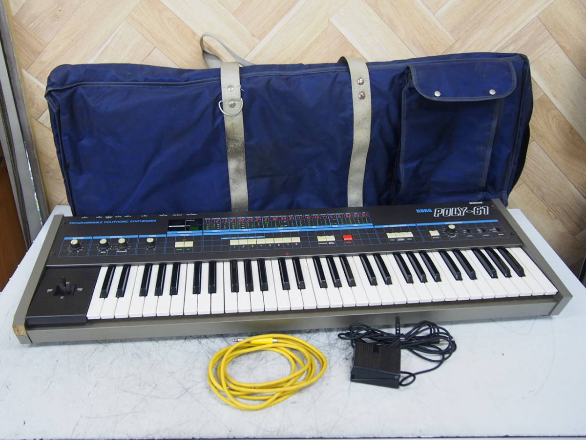 ☆KORG コルグ POLY-61 シンセサイザー アナログ PROGRAMMABLE