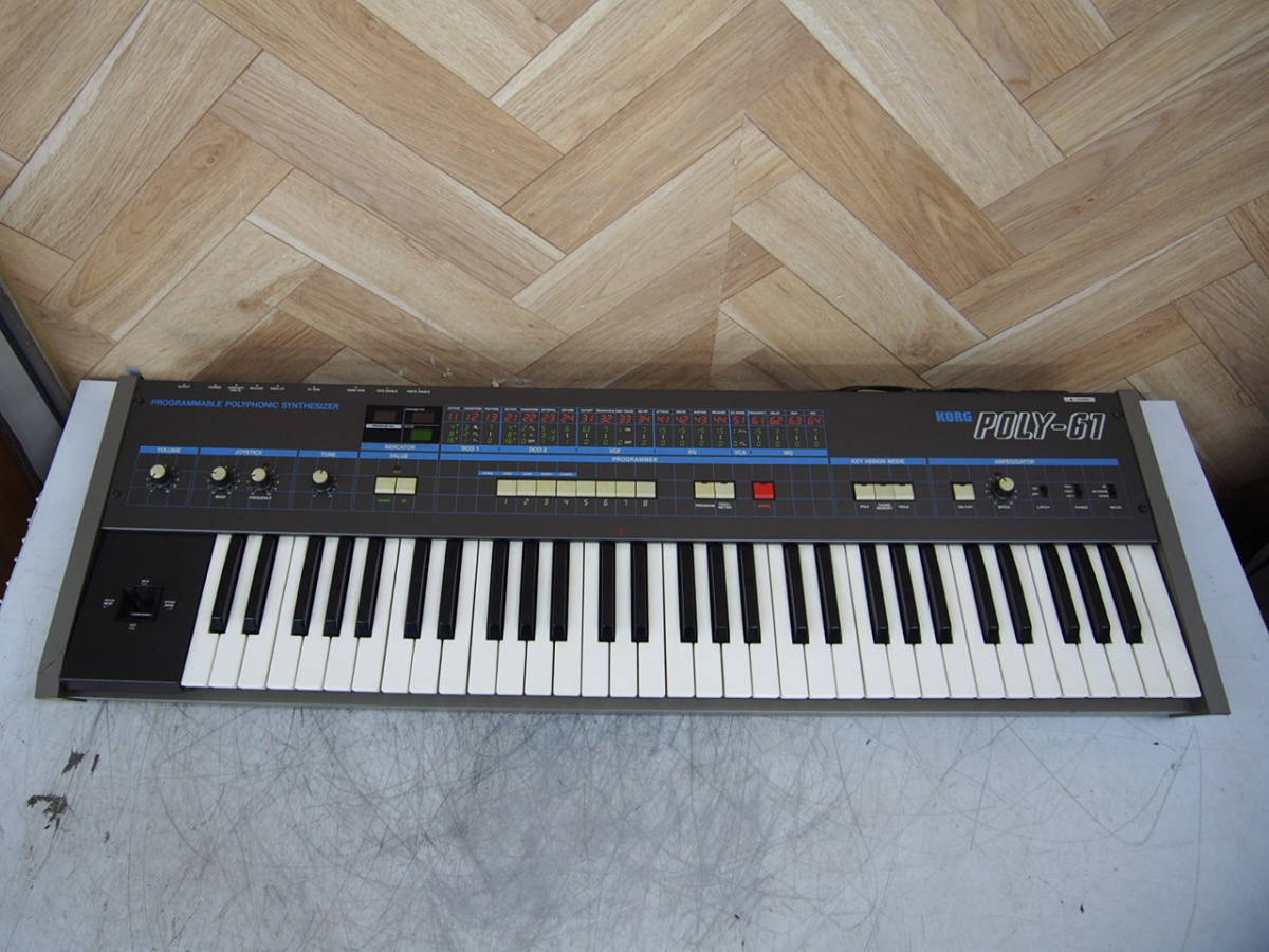 ☆KORG コルグ POLY-61 シンセサイザー アナログ PROGRAMMABLE