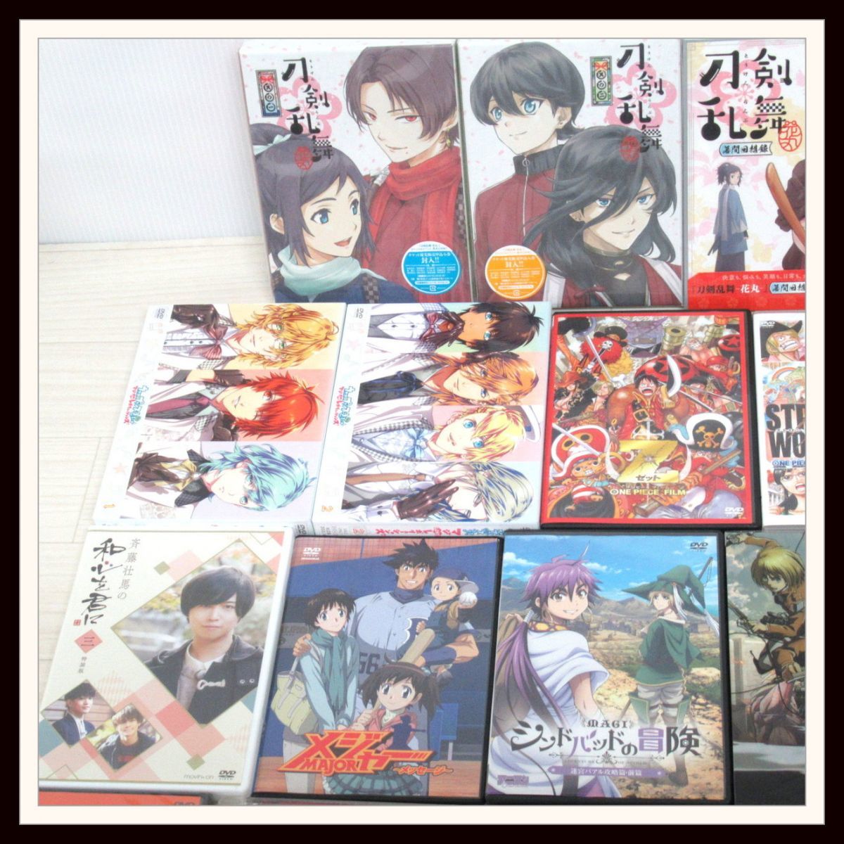 アニメ 声優 関連dvd Blu Ray まとめてセット 進撃の巨人 青の祓魔師 おそ松さん 千と千尋の神隠し 刀剣乱舞 平野綾 他 K1 S3 アニメソング一般 売買されたオークション情報 Yahooの商品情報をアーカイブ公開 オークファン Aucfan Com