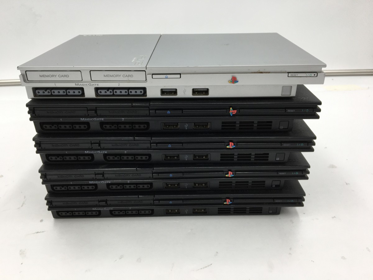0 Sony PlayStation ♪△SONY Console ソニーPS2 PlayStation2 com: Black - : 本体 PS2 6点セット Playstation プレイステーション2（テレビゲーム）の通販