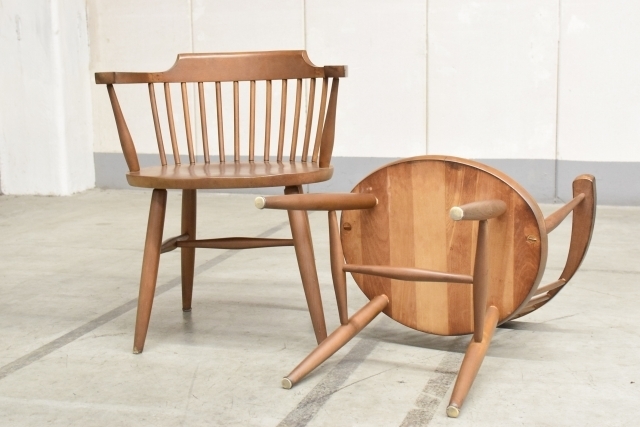 柏木工 アームチェア ウィンザーチェア クラウンチェア ビンテージ