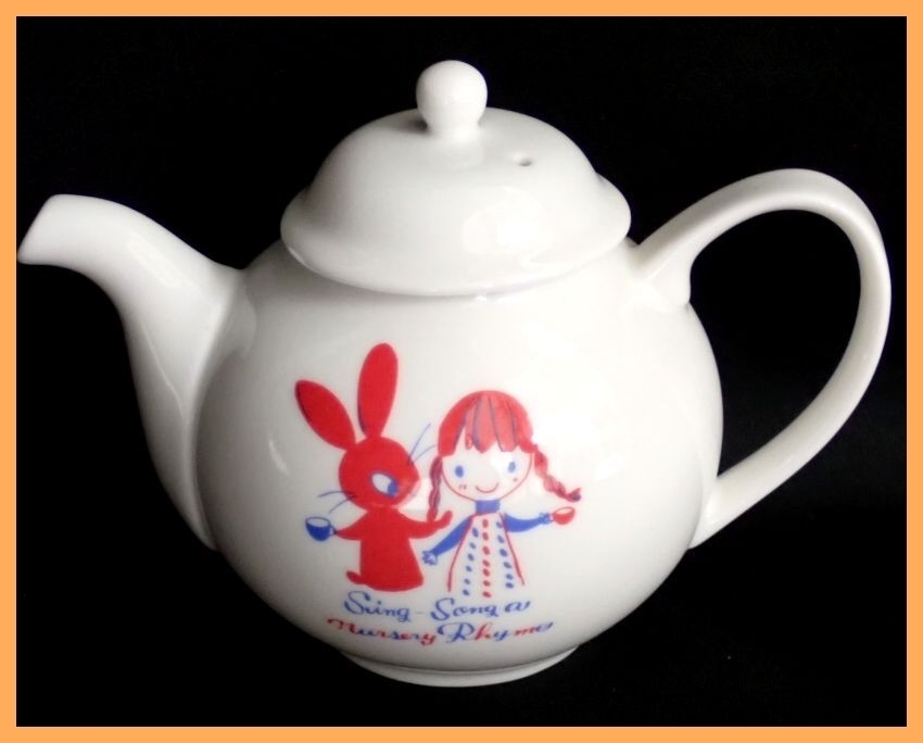爆買い，HOT karelcapek/カレルチャペック ティーポット/陶磁器/うさぎ/ラビット/少女/女の子/茶器/洋食器#0624000201(ポット)｜売買されたオークション情報、yahooの商品情報をアーカイブ公開 - オークファン 茶器