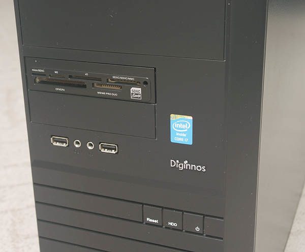 ドスパラ Diginnos CPU：Core-i7 3.4GHz / Mem：16GB / Disk SSD