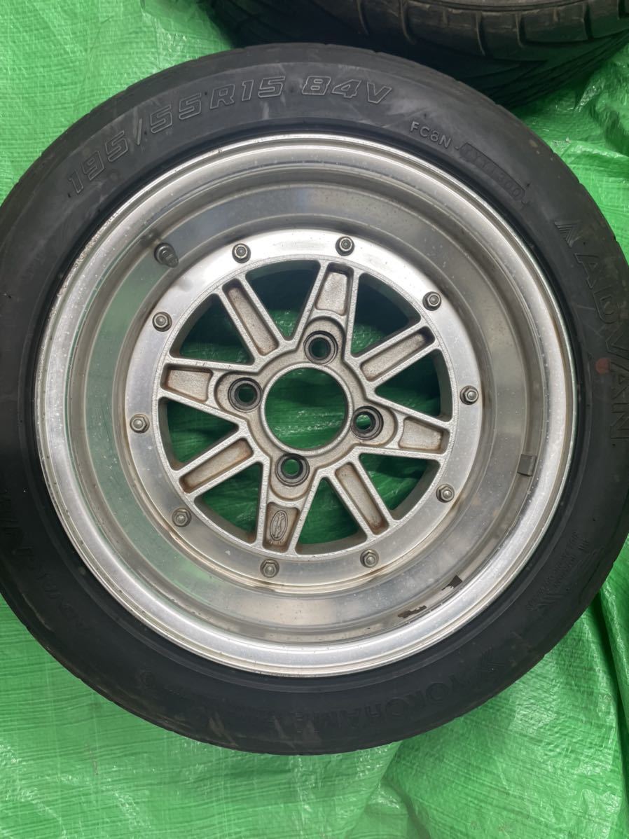 SSR スピードスター MK-3 15インチ 7.5JJ 114.3 4穴 2本セット 旧車 旧 