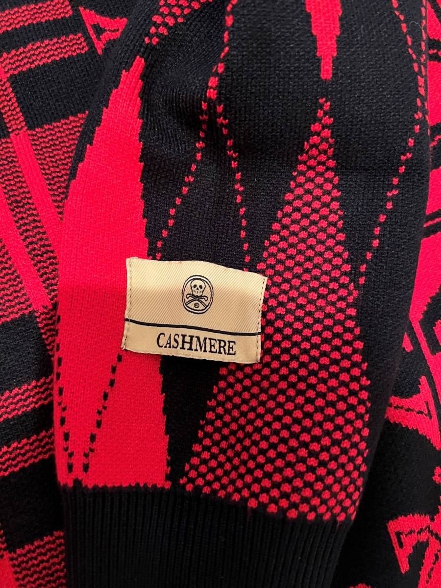 新品 MARK&LONAマークアンドロナ メンズ チェックニットセーター 冬服