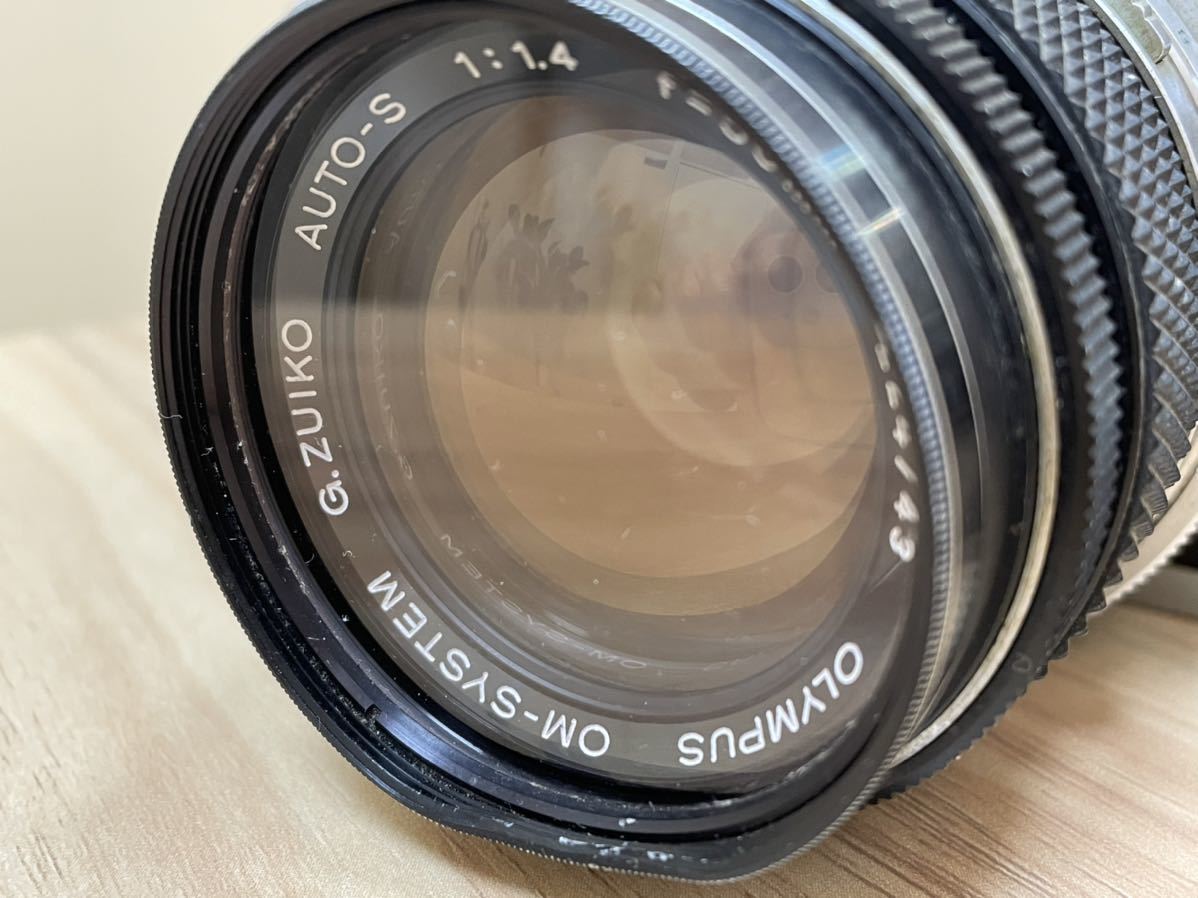 O OLYMPUS オリンパス OM-1 フィルムカメラ G.ZUIKO AUTO-S 1:1.4 f
