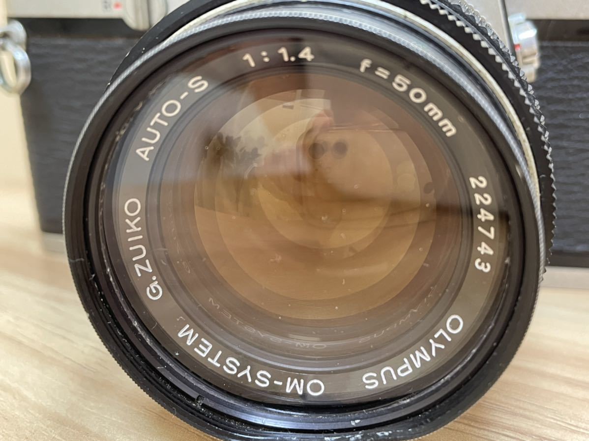 O OLYMPUS オリンパス OM-1 フィルムカメラ G.ZUIKO AUTO-S 1:1.4 f