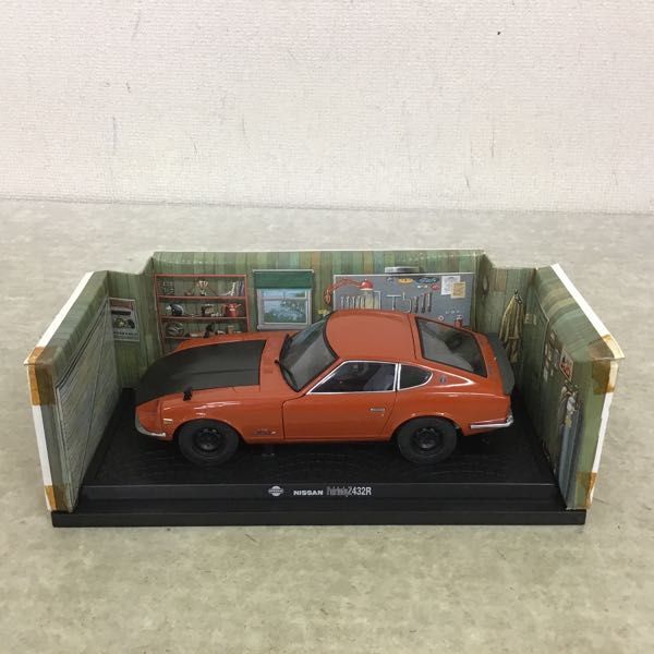 1円～ 京商 1/18 ニッサン フェアレディ Z 432-R オレンジ / ミニカー