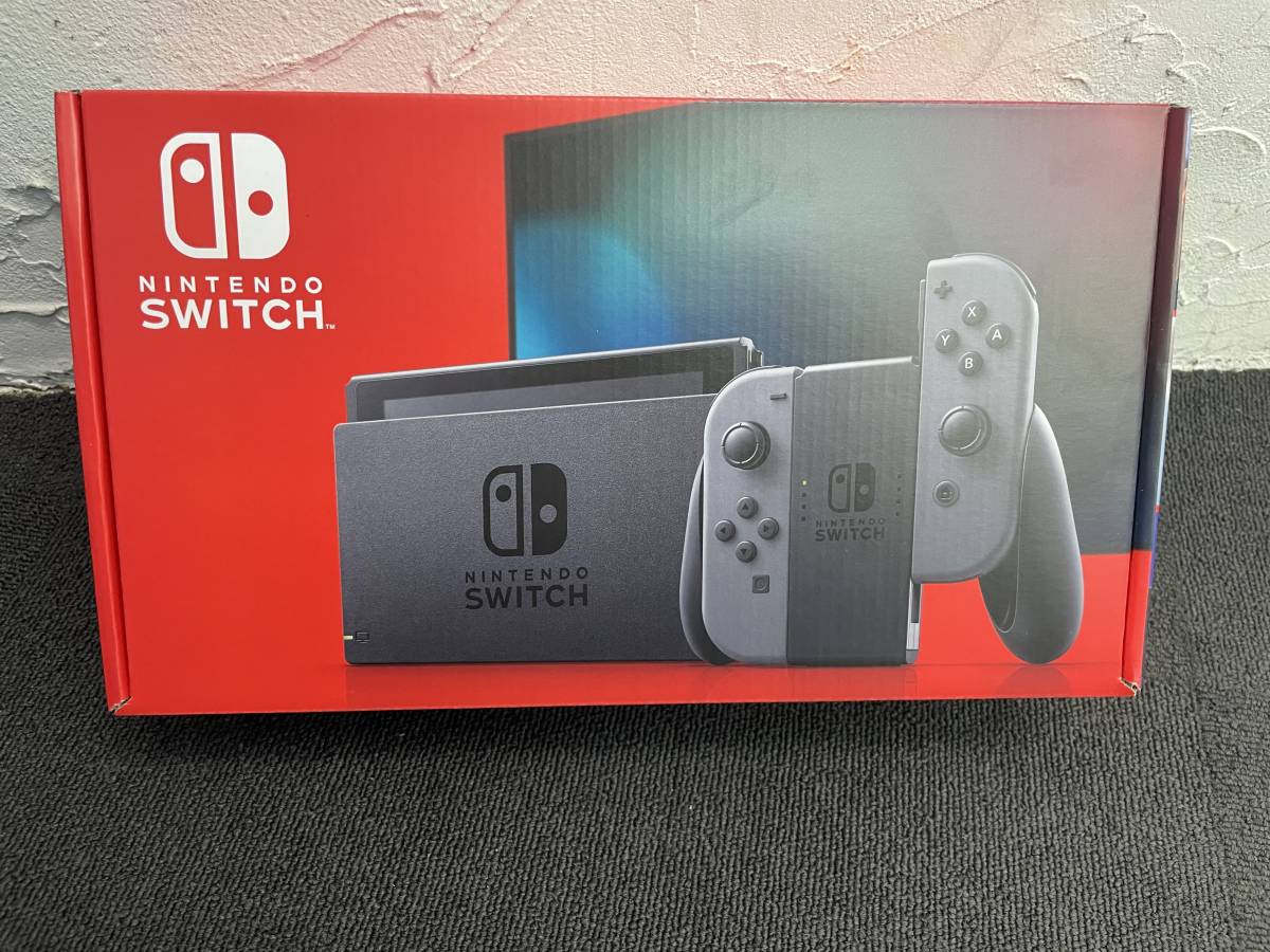 Z-10496【未使用品】任天堂/ニンテンドー Switch/スイッチ グレー