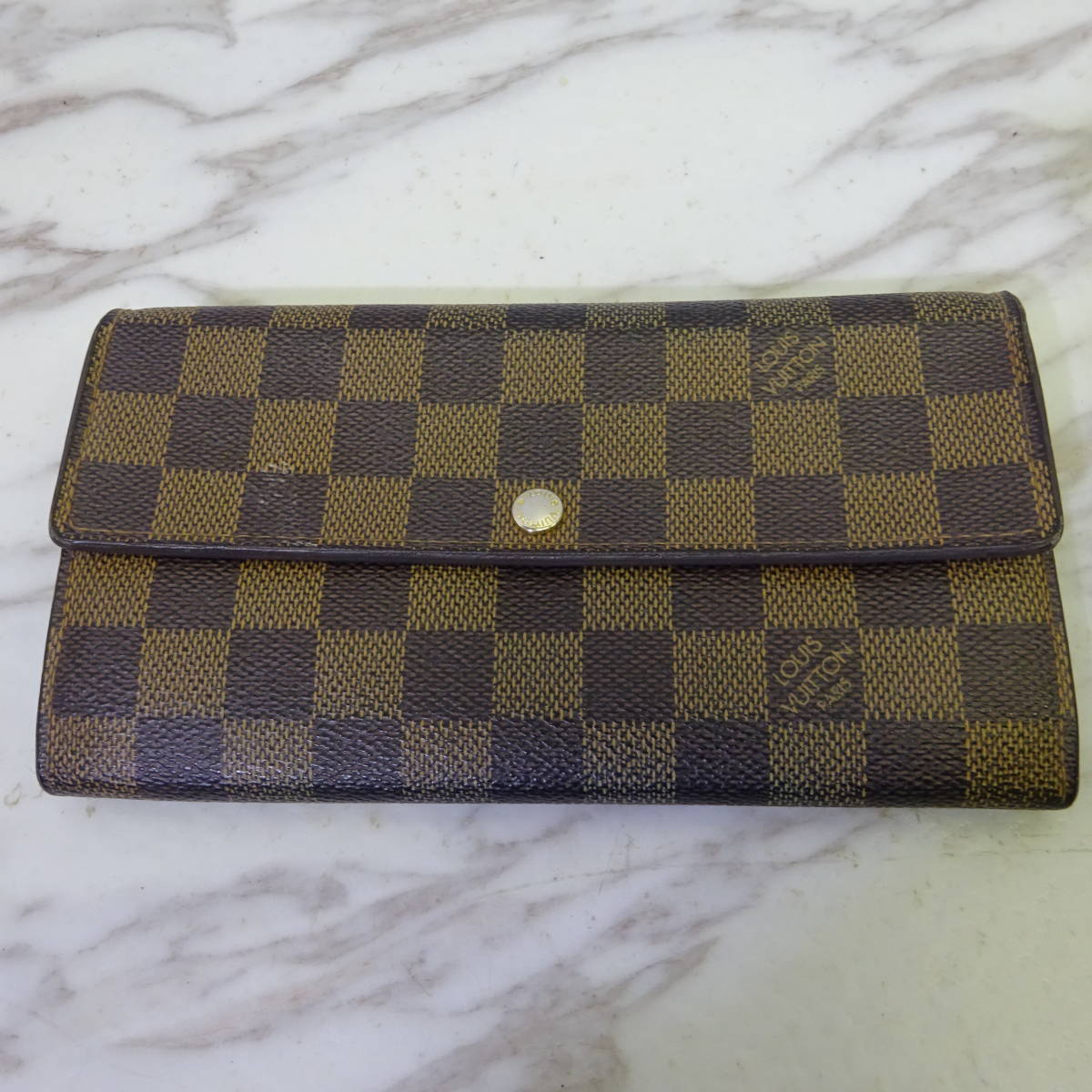 ◇ルイヴィトン ダミエ ポルトフォイユサラ 長財布 CA0096 長財布 ポルトフォイユ VUITTON ✨美品✨ルイヴィトン ルイ・ヴィトン 新型