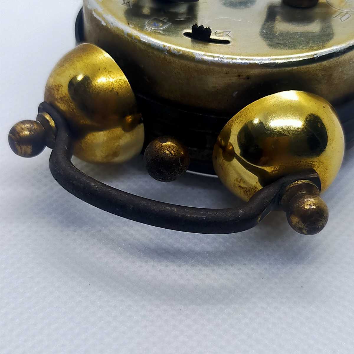 シチズン CITIZEN 目覚まし時計 スペース ヴィンテージ アラーム CITIZEN 手巻き 目覚まし時計 動作品 シチズン 昭和レトロ アンティーク 置時計 目覚まし ALARM ヴィンテージ 機械式 アナログ クラシック